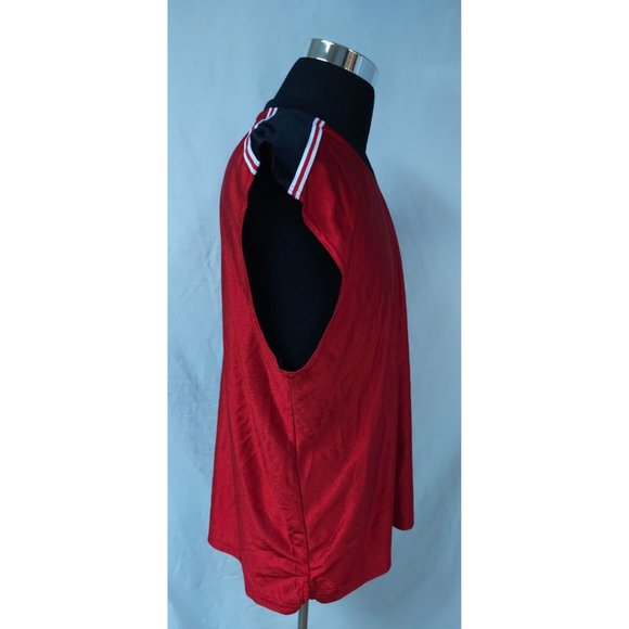 Chase Authentics Dale Earnhardt Jr 8 Large Red V-Neck Nascar Sleeveless Shirt - Picture 14 of 15